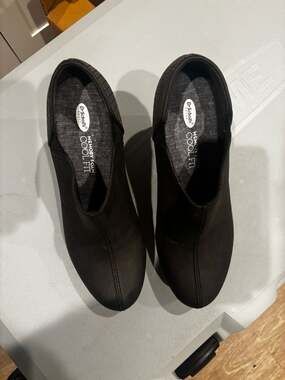 Dr. Scholl's Harlow Black Wedge Bootie with Memory Foam Cool Fit